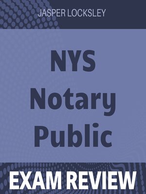 cover image of NYS Notary Public